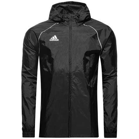 adidas core 18 regenhose schwarz-weiß|Adidas Core 18 Rainjacket black/white .